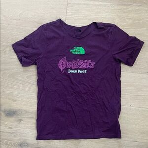 The North Face Purple Inner Peace Tee womens size XS